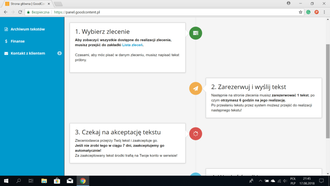 Recenzja platformy copywriterskiej - GoodContent.pl 3 GoodContent.pl