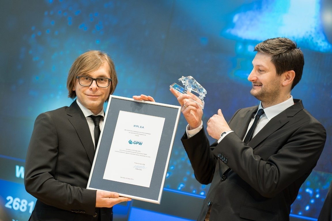Maciej Adamczyk COO XTPL i dr Filip Granek CEO XTPL-min
