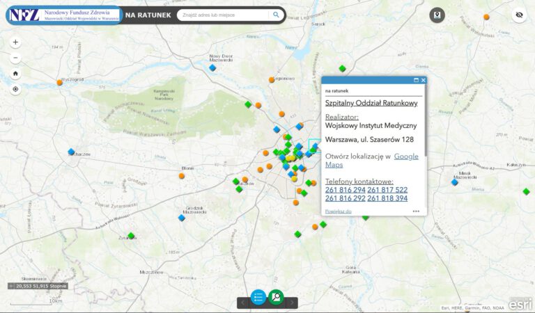 Na ratunek mazowsze aplikacja nfz