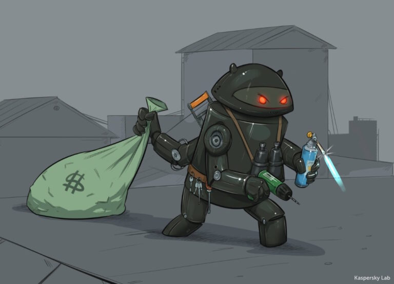 cyberbezpieczeństwo, android, trojan, kaspersky, oszustw internetowych