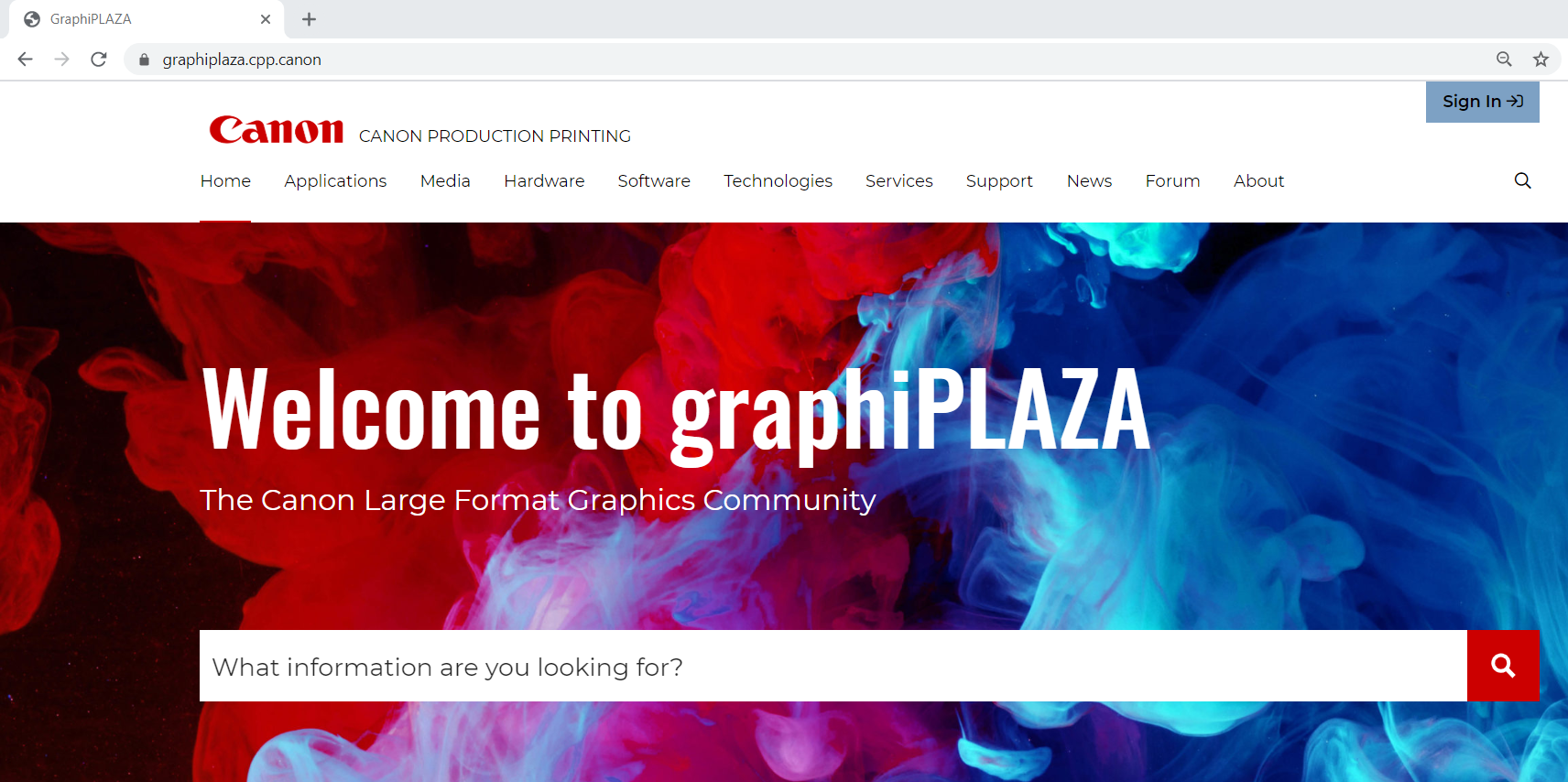 graphiPLAZa, Canon