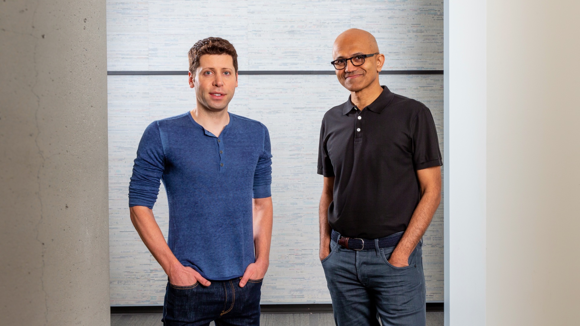 Sam Altman, Satya Nadella, openai, microsoft